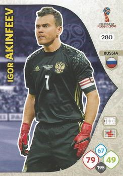 2018 Panini Adrenalyn XL FIFA World Cup 2018 Russia  #280 Igor Akinfeev Front