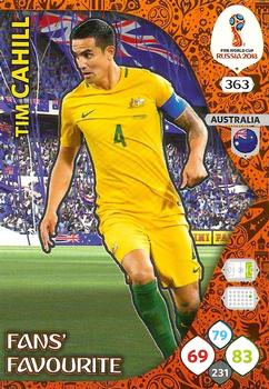 2018 Panini Adrenalyn XL FIFA World Cup 2018 Russia  #363 Tim Cahill Front