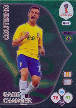 2018 Panini Adrenalyn XL FIFA World Cup 2018 Russia  #447 Philippe Coutinho Front