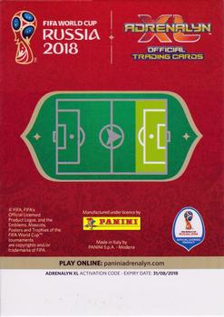 2018 Panini Adrenalyn XL FIFA World Cup 2018 Russia  #486 Edinson Cavani Back