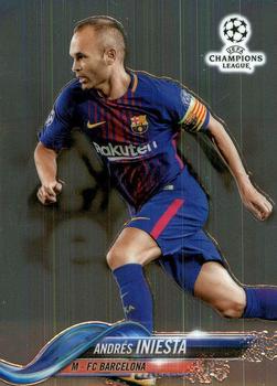 2017-18 Topps Chrome UEFA Champions League #94 Andrés Iniesta Front