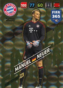 2017-18 Panini Adrenalyn XL FIFA 365 - Limited Edition #NNO Manuel Neuer Front