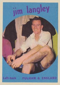 1960-61 A&BC Chewing Gum #17 Jim Langley Front