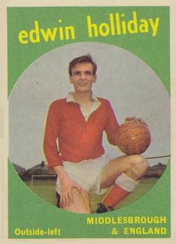 1960-61 A&BC Chewing Gum #60 Edwin Holliday Front