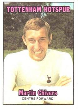 1970-71 A&BC Chewing Gum #2 Martin Chivers Front