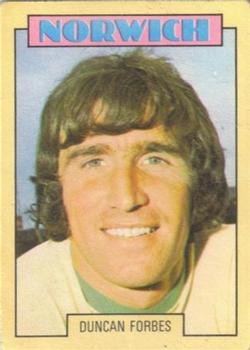 1973-74 A&BC Chewing Gum #59 Duncan Forbes Front