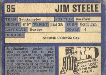 1973-74 A&BC Chewing Gum #85 Jim Steele Back