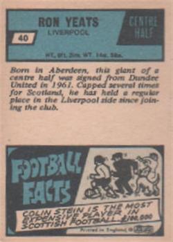 1969-70 A&BC Footballer (Scottish) #40 Ron Yeats Back