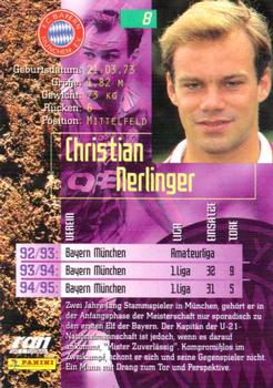 1995-96 Panini Bundesliga #8 Christian Nerlinger Back