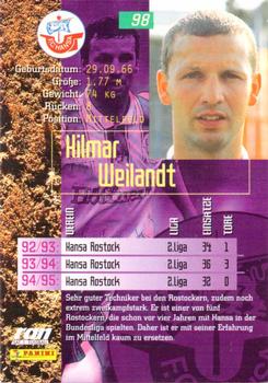 1995-96 Panini Bundesliga #98 Hilmar Weilandt Back