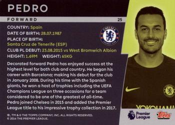 2018 Topps Platinum Premier League #25 Pedro Back