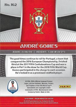 2018 Panini Prizm FIFA World Cup #162 Andre Gomes Back