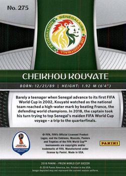 2018 Panini Prizm FIFA World Cup #275 Cheikhou Kouyate Back