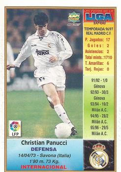 1997-98 Mundicromo Sport Las Fichas de La Liga #7 Panucci Back