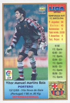 1997-98 Mundicromo Sport Las Fichas de La Liga #26 Vitor Baia Back