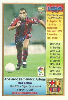 1997-98 Mundicromo Sport Las Fichas de La Liga #34 Abelardo Back
