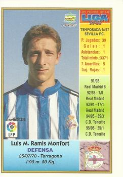 1997-98 Mundicromo Sport Las Fichas de La Liga #57 Ramis Back