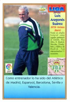 1997-98 Mundicromo Sport Las Fichas de La Liga #67 L. Aragones Back