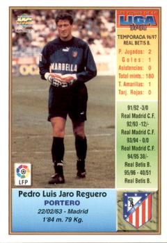 1997-98 Mundicromo Sport Las Fichas de La Liga #90b Jaro Back