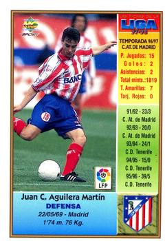 1997-98 Mundicromo Sport Las Fichas de La Liga #94 Aguilera Back