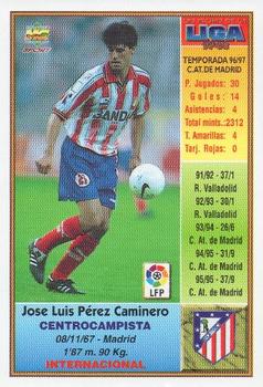 1997-98 Mundicromo Sport Las Fichas de La Liga #99 Caminero Back