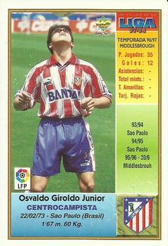 1997-98 Mundicromo Sport Las Fichas de La Liga #100b Juninho Back