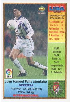 1997-98 Mundicromo Sport Las Fichas de La Liga #137 Pena Back