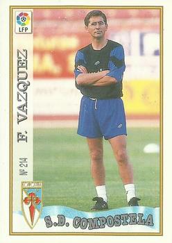 1997-98 Mundicromo Sport Las Fichas de La Liga #214 F. Vazquez Front