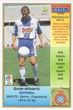 1997-98 Mundicromo Sport Las Fichas de La Liga #241 Milosevic Back