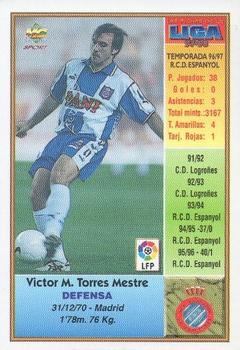 1997-98 Mundicromo Sport Las Fichas de La Liga #242 Torres Mestre Back