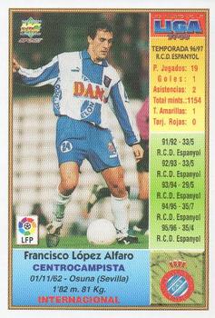 1997-98 Mundicromo Sport Las Fichas de La Liga #246 Francisco Back