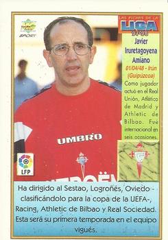 1997-98 Mundicromo Sport Las Fichas de La Liga #319 Irureta Back