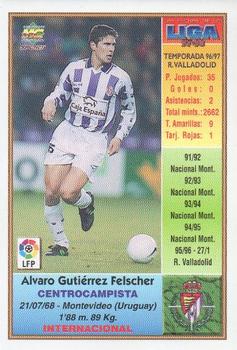 1997-98 Mundicromo Sport Las Fichas de La Liga #141 Gutierrez Back