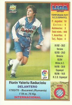 1997-98 Mundicromo Sport Las Fichas de La Liga #252 Raducioiu Back