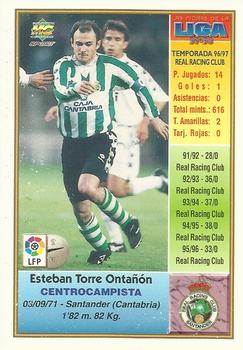 1997-98 Mundicromo Sport Las Fichas de La Liga #263 Esteban Torre Back