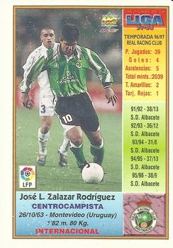 1997-98 Mundicromo Sport Las Fichas de La Liga #266 Zalazar Back