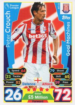 2017-18 Topps Match Attax Premier League - Mega Tin Exclusives : Goal Machines #MT43 Peter Crouch Front