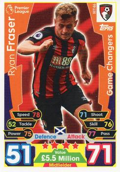 2017-18 Topps Match Attax Premier League - Mega Tin Exclusives : Game Changer #MT46 Ryan Fraser Front