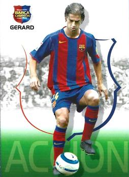 2004-05 Panini Megacracks Barca Campeón / Campió #52 Gerard Front