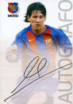 2004-05 Panini Megacracks Barca Campeón / Campió #89 Messi Front