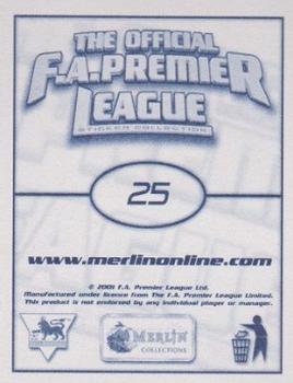 2001-02 Merlin F.A. Premier League 2002 #25 Peter Schmeichel Back
