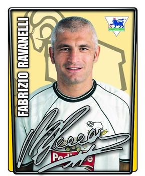2001-02 Merlin F.A. Premier League 2002 #141 Fabrizio Ravanelli Front
