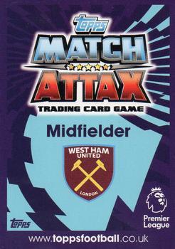 2016-17 Topps Match Attax Premier League - Limited Edition Gold #LE7 Dimitri Payet Back