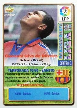 1996-97 Mundicromo Sport Las Fichas de La Liga - Ultima Hora #53 Giovanni Back
