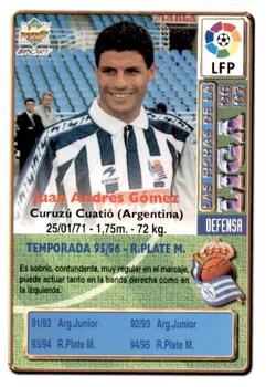 1996-97 Mundicromo Sport Las Fichas de La Liga - Ultima Hora #114 Gomez Back
