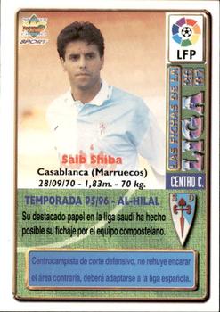 1996-97 Mundicromo Sport Las Fichas de La Liga - Ultima Hora #174 Chiba Back