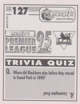 1994-95 Merlin's Premier League 95 #127 Gareth Southgate Back