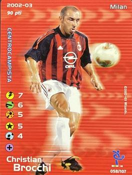 2002 Wizards Football Champions 2002-03 Italy #58 Cristian Brocchi Front