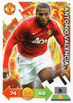 2012-13 Panini Adrenalyn XL Manchester United #11 Antonio Valencia Front