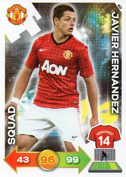 2012-13 Panini Adrenalyn XL Manchester United #40 Javier Hernandez Front